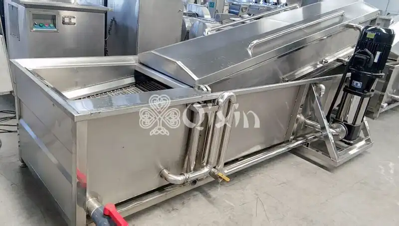 High pressure vegetable cleaning machine