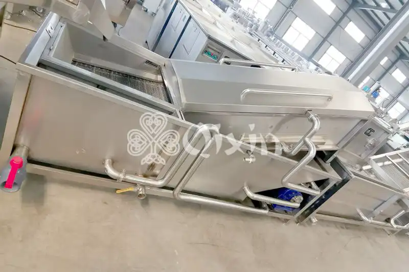 High pressure vegetable cleaning machine