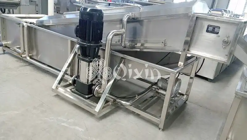 High pressure vegetable cleaning machine